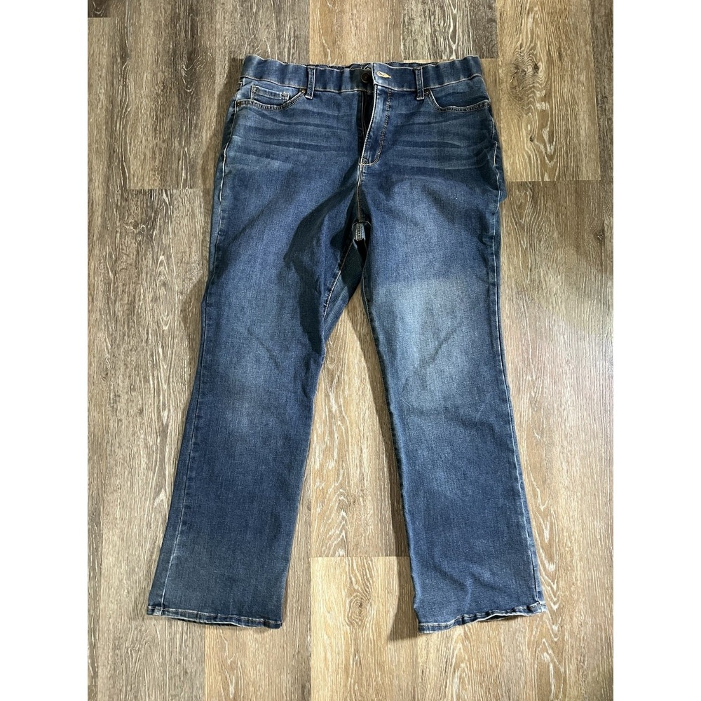 Gloria Vanderbilt‎ All Around Slimming Effect Blue Denim Jeans Women's Sz 18